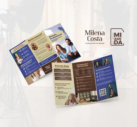 Trifold para fotógrafos